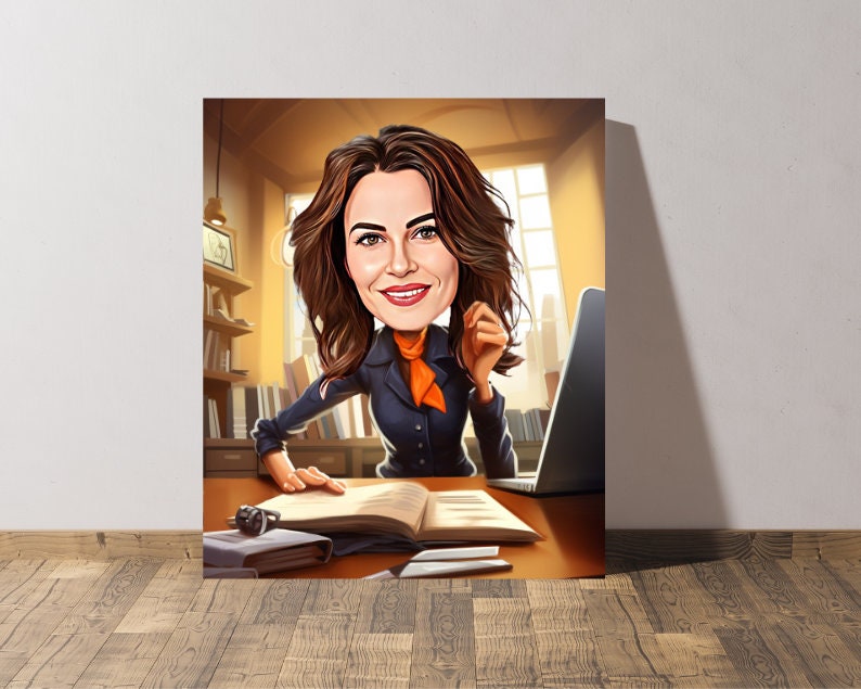 Personalised Coworker Caricature
