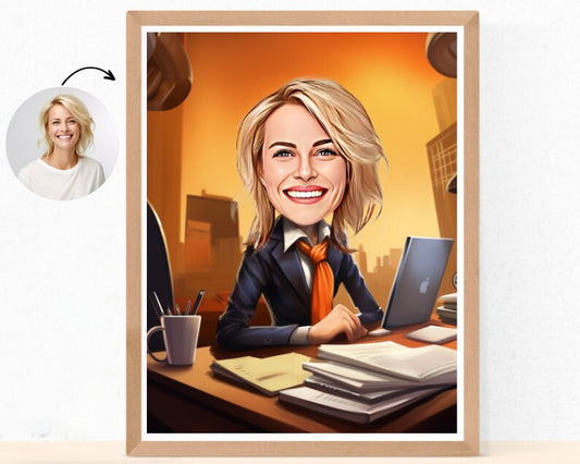Personalised Coworker Caricature