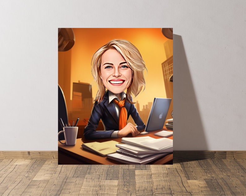 Personalised Coworker Caricature