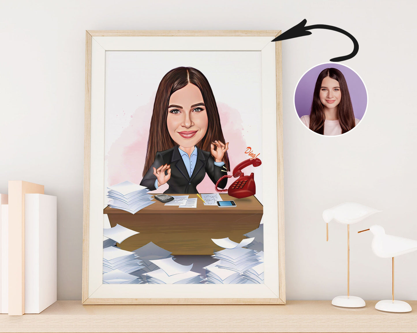 Personalised Administrator Caricature