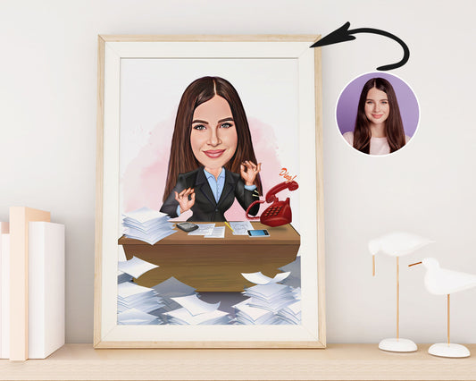 Personalised Administrator Caricature