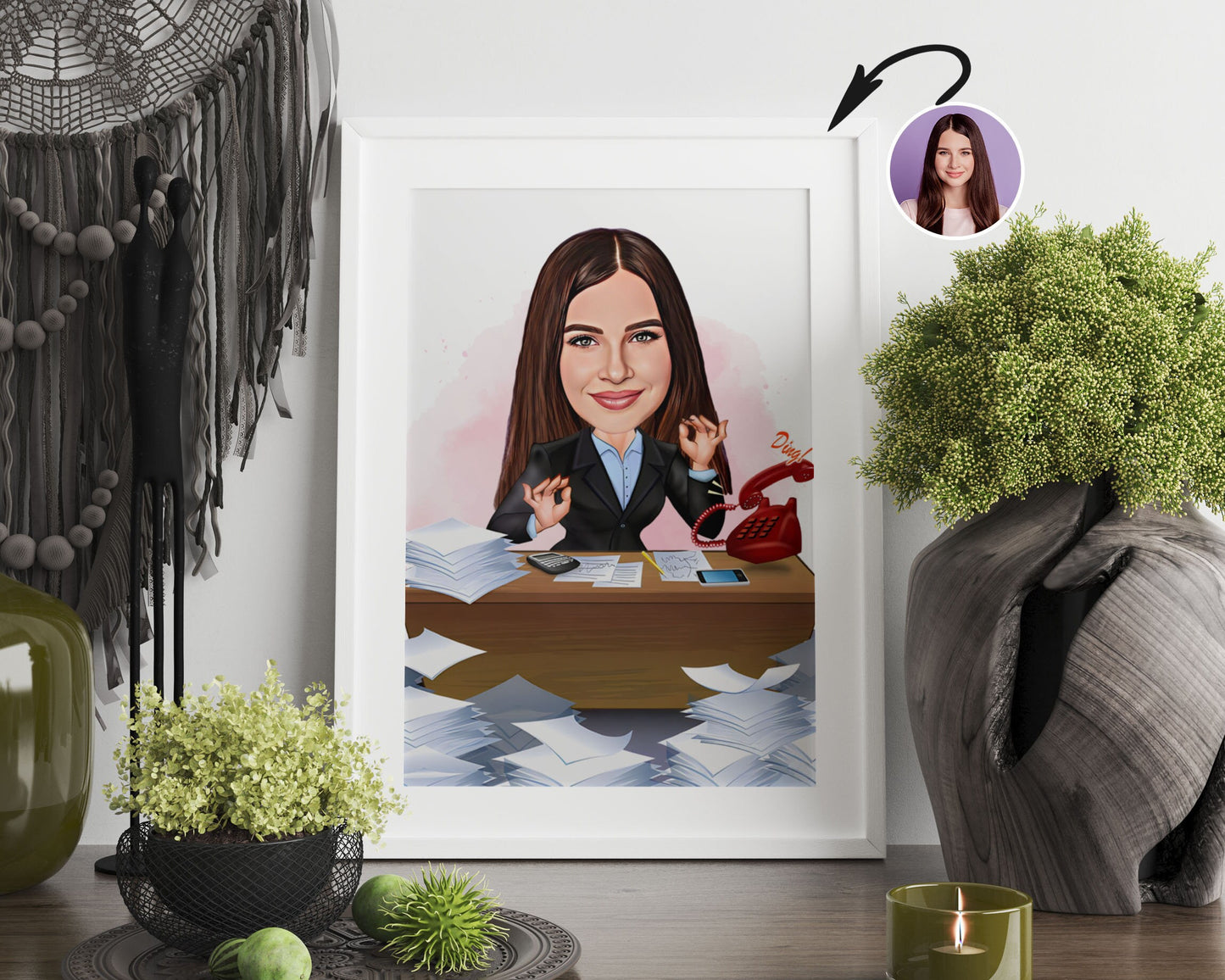 Personalised Administrator Caricature