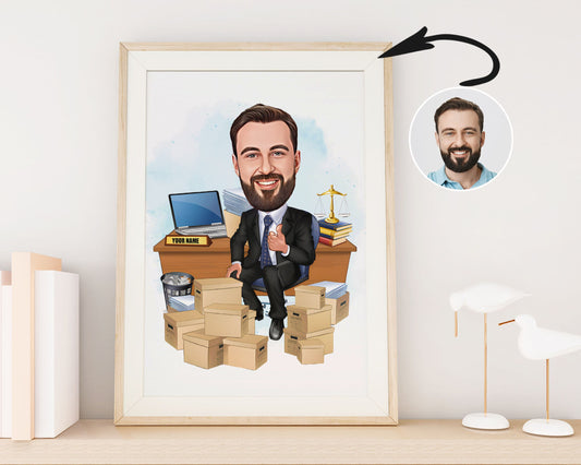 Personalised Administrator Caricature