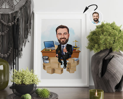 Personalised Administrator Caricature