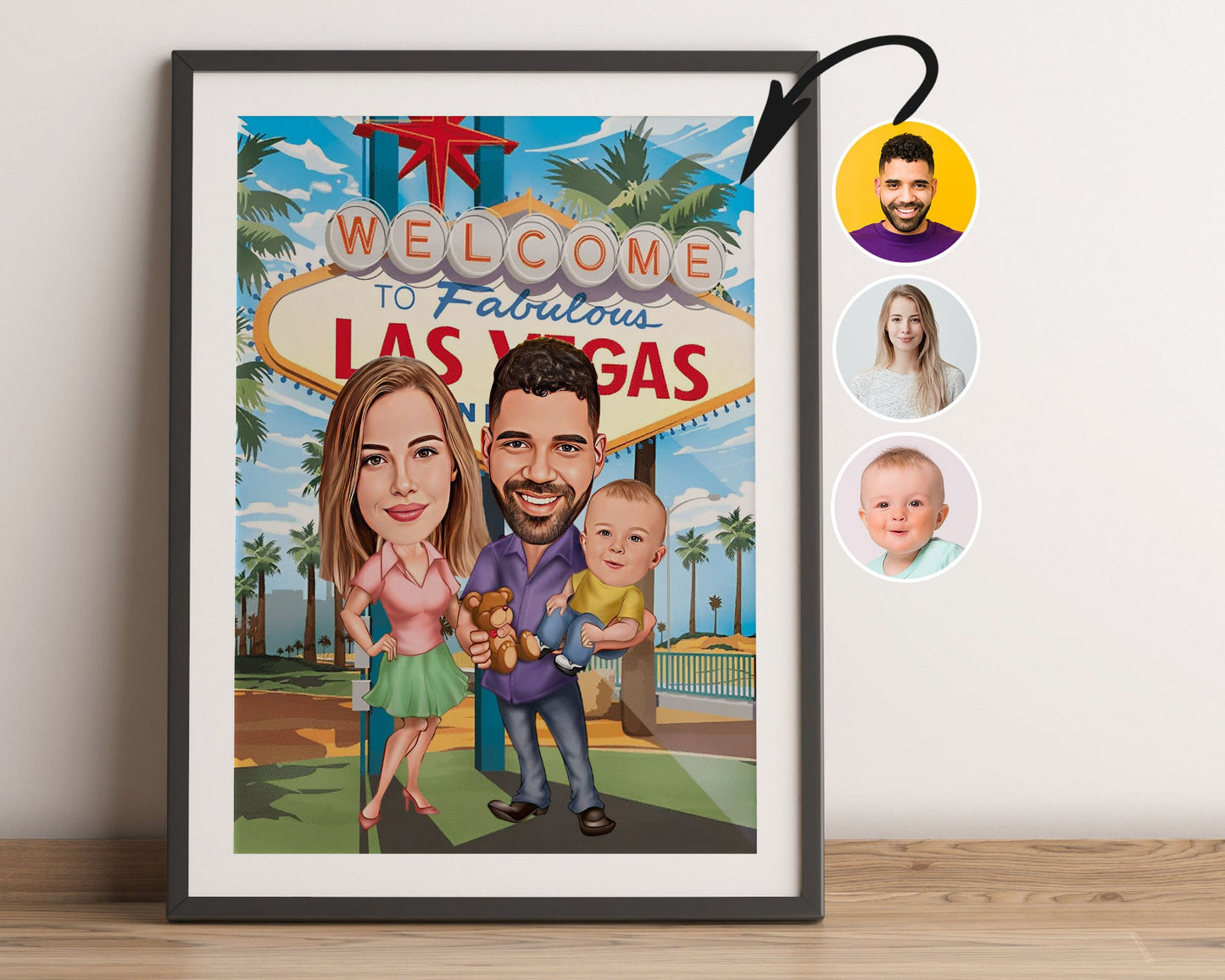Personalised Family Caricature