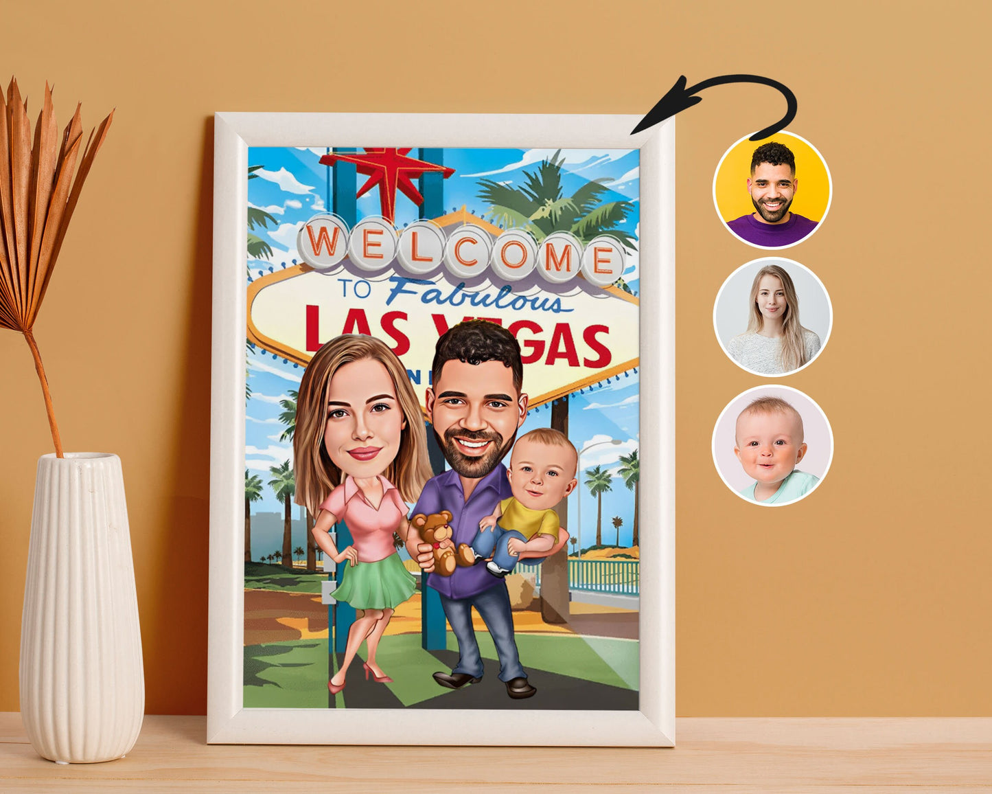 Personalised Family Caricature