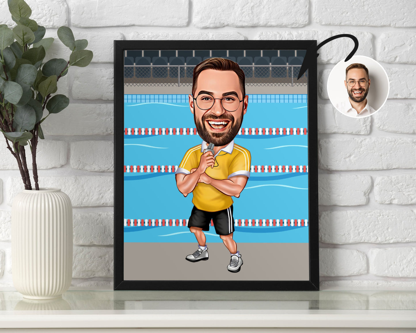 Personalised Coach Caricature