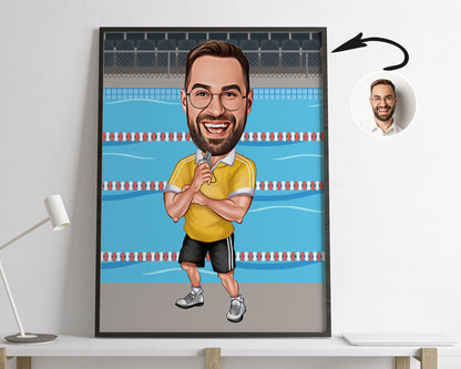 Personalised Coach Caricature
