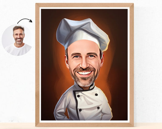 Personalised Chef Caricature