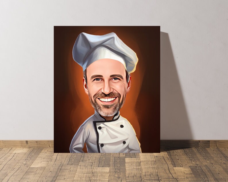 Personalised Chef Caricature