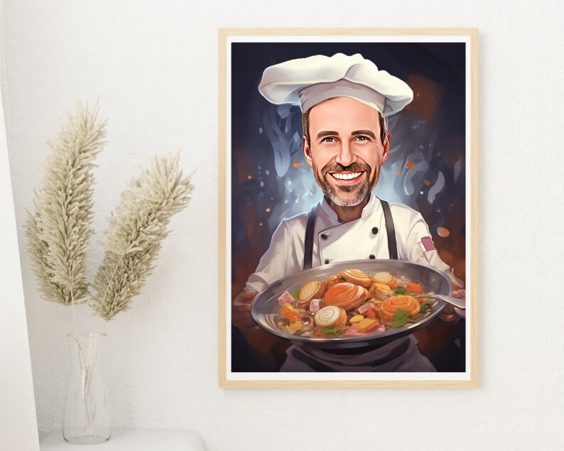 Personalised Chef Caricature