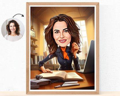 Personalised Coworker Caricature