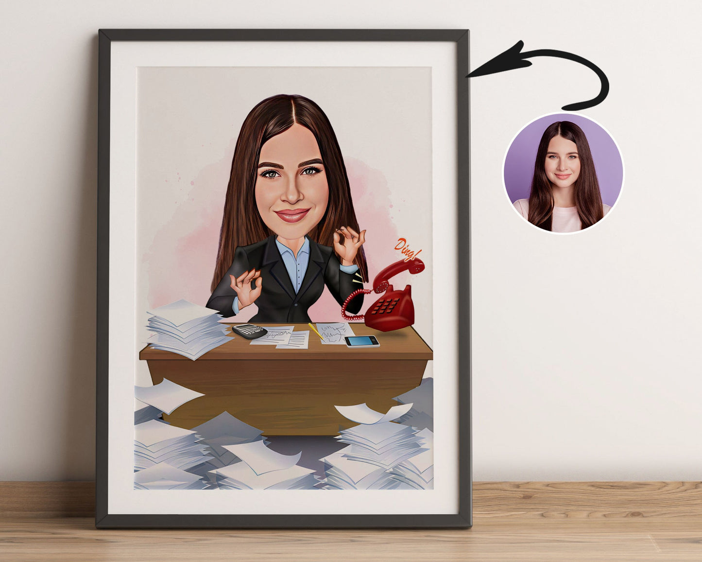 Personalised Administrator Caricature