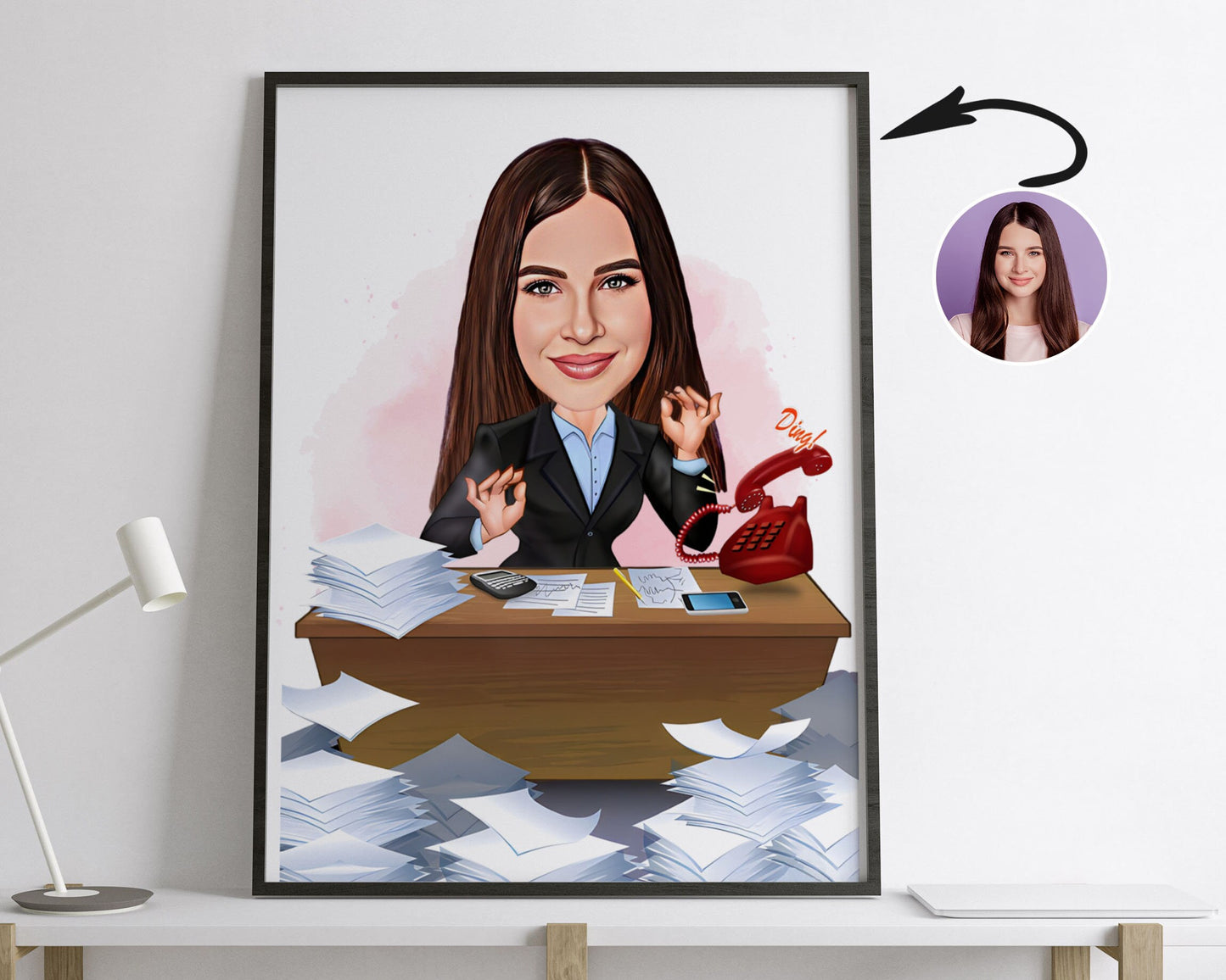 Personalised Administrator Caricature