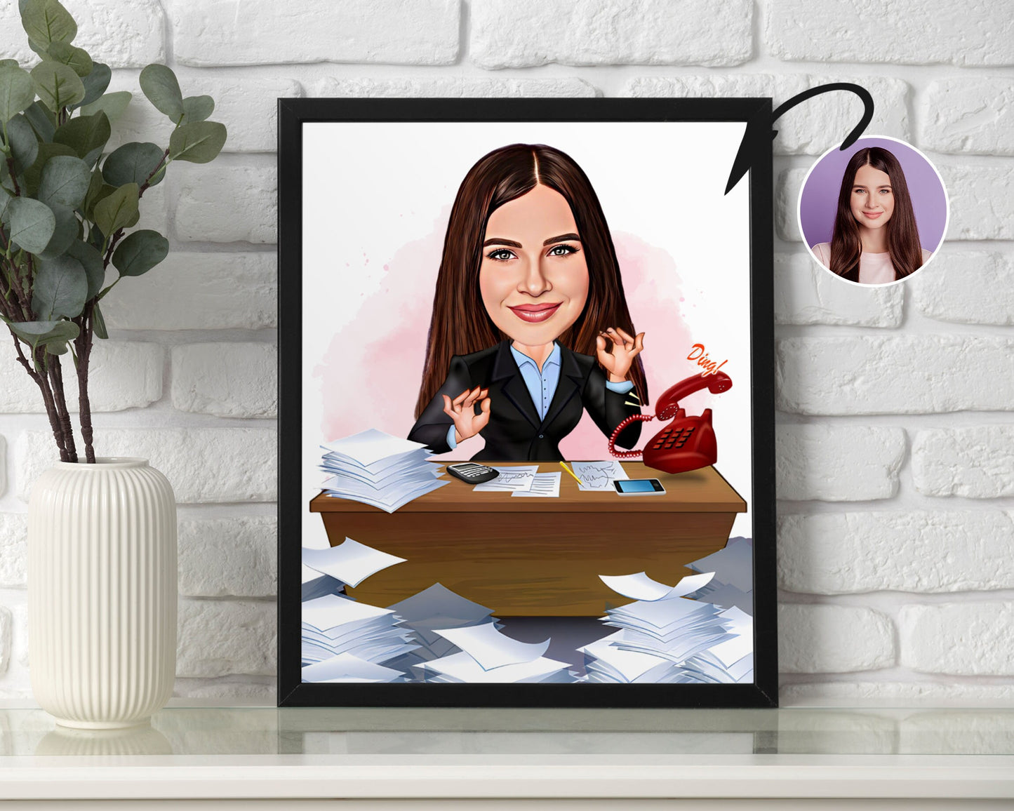 Personalised Administrator Caricature