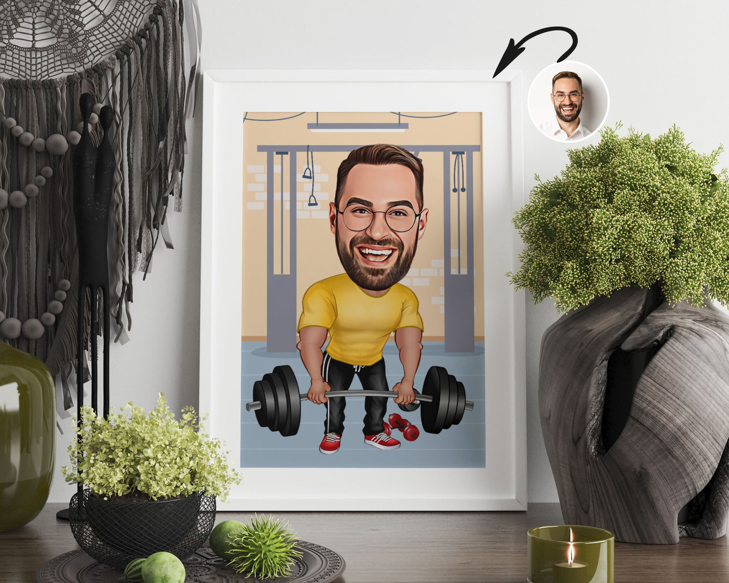 Personalised Fitness Caricature