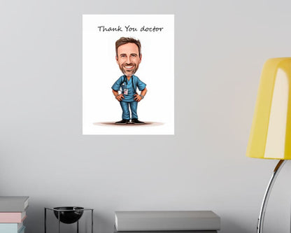 Personalised Doctor Caricature