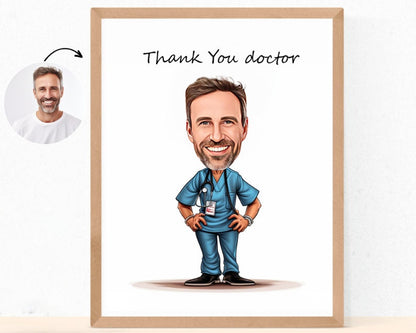 Personalised Doctor Caricature