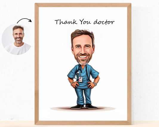 Personalised Doctor Caricature