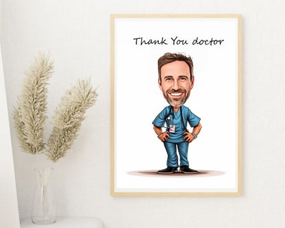 Personalised Doctor Caricature