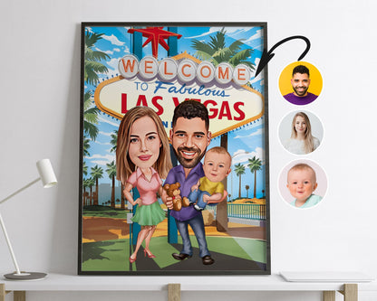 Personalised Family Caricature