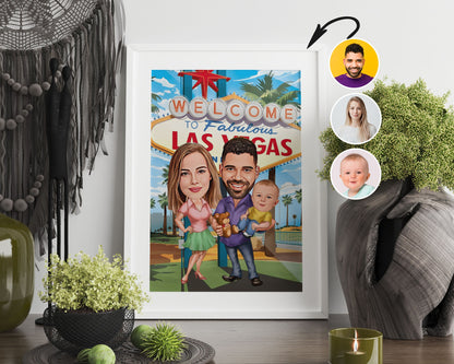 Personalised Family Caricature