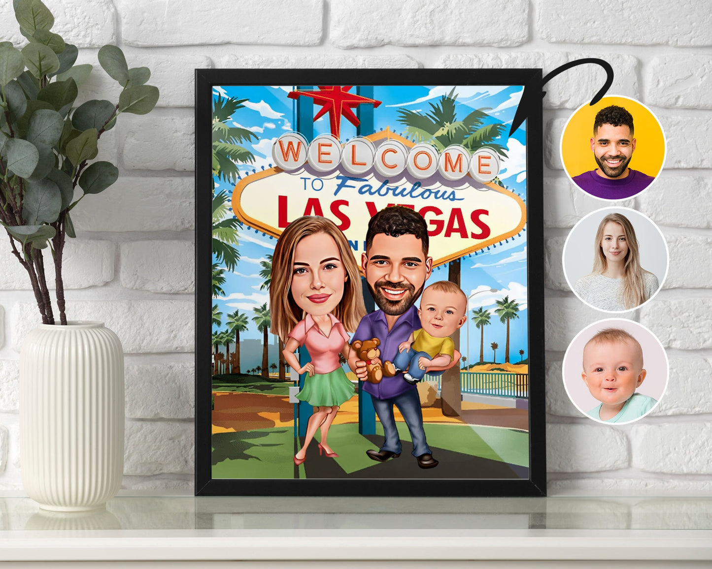 Personalised Family Caricature