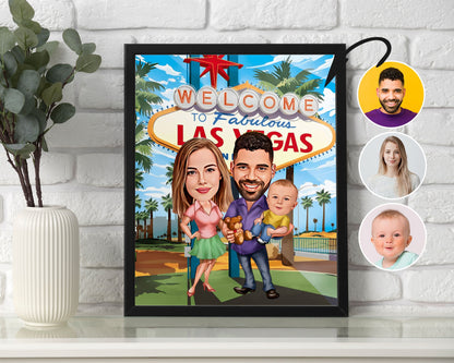 Personalised Family Caricature
