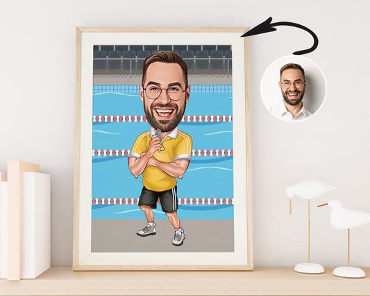 Personalised Coach Caricature