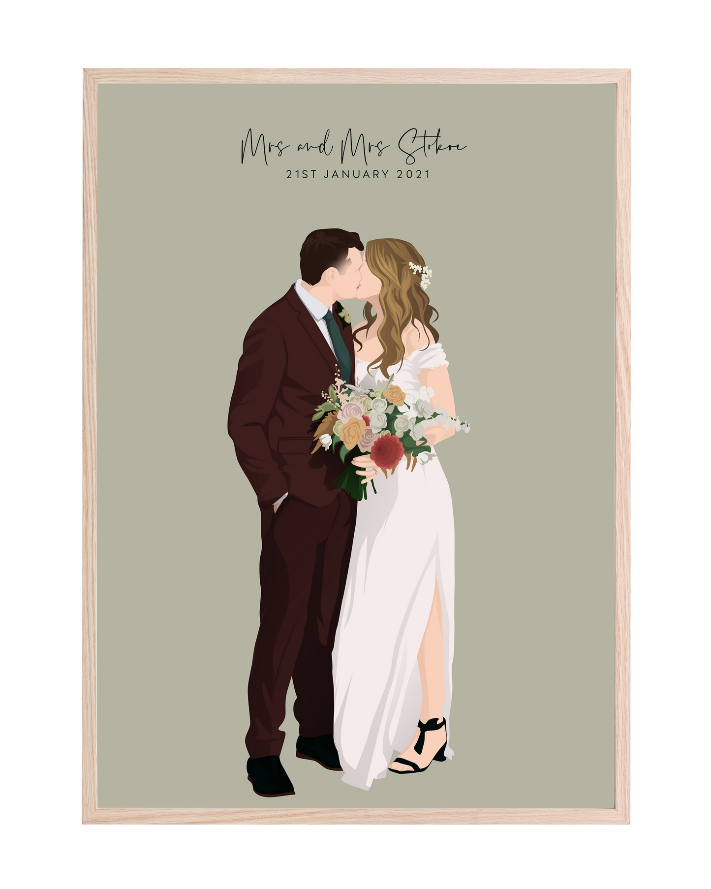 Custom Bridal Illustration