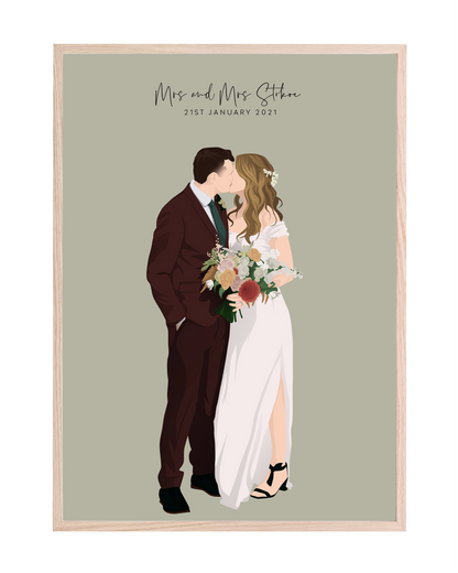 Custom Bridal Illustration