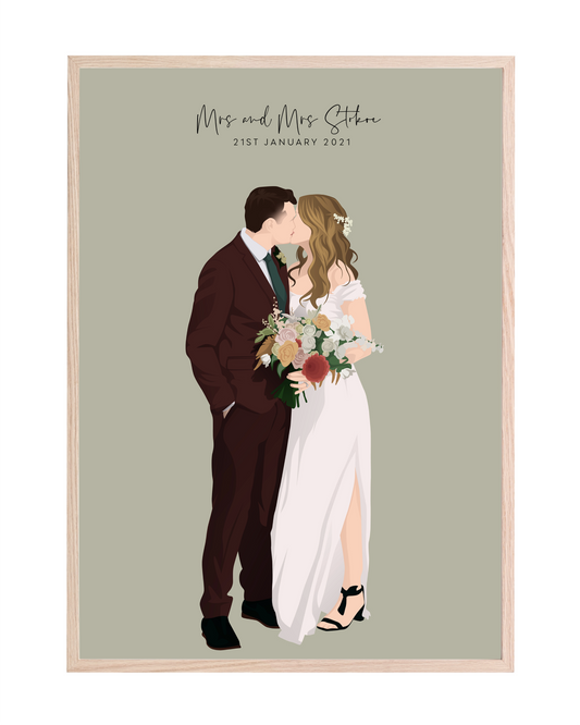 Custom Bridal Illustration