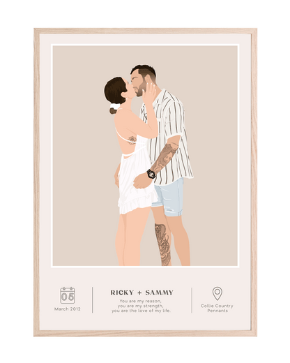 Personalised Couple Poster