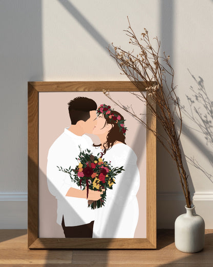 Custom Bridal Illustration