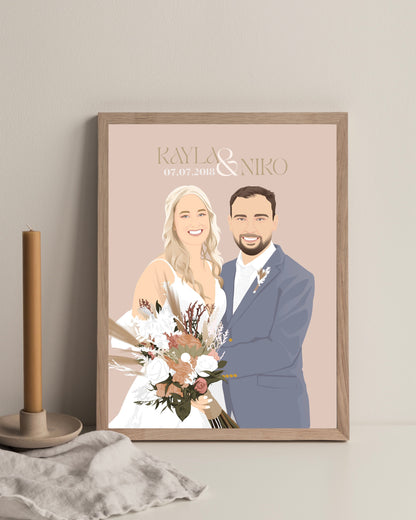 Custom Bridal Illustration