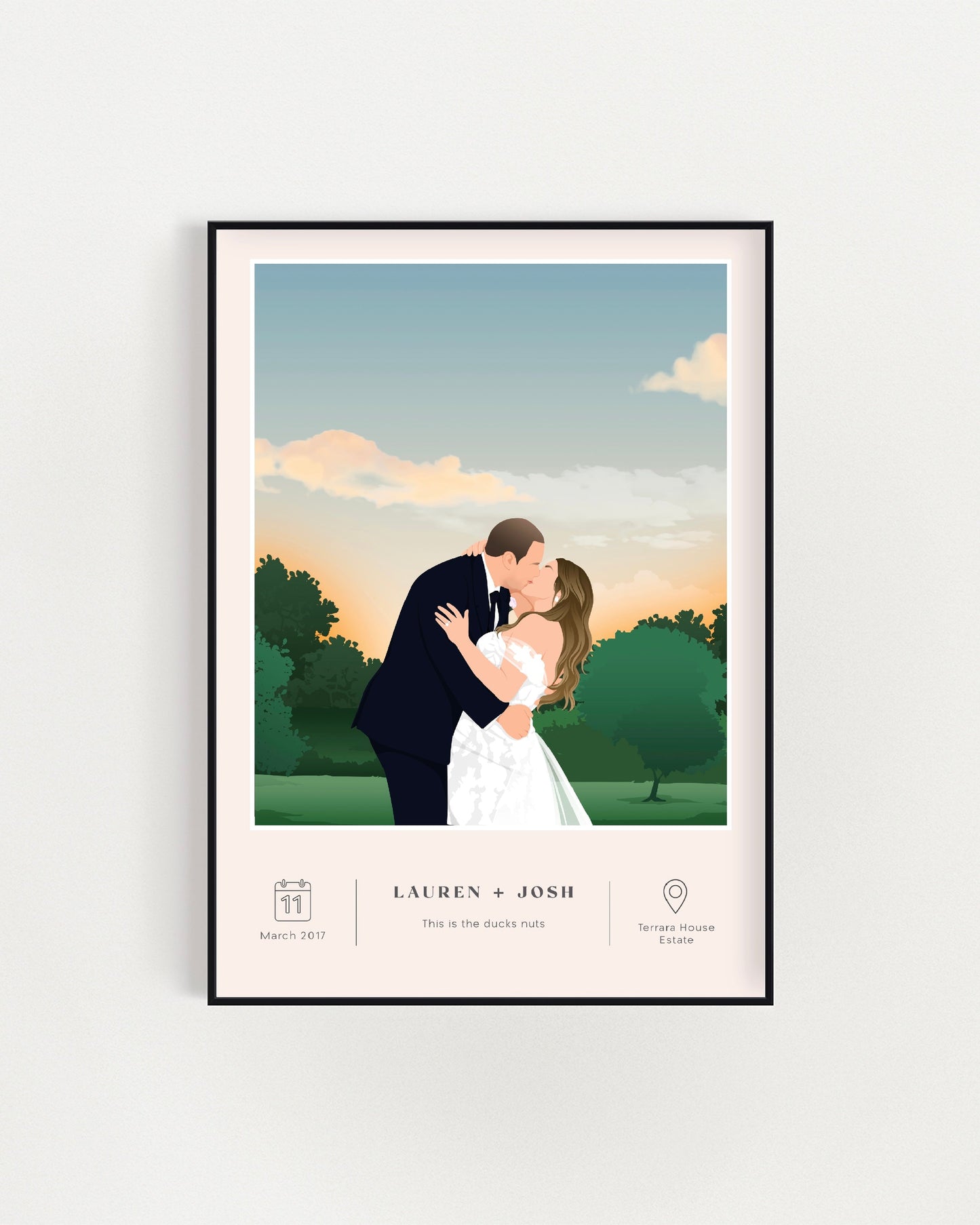 Personalised Couple Poster