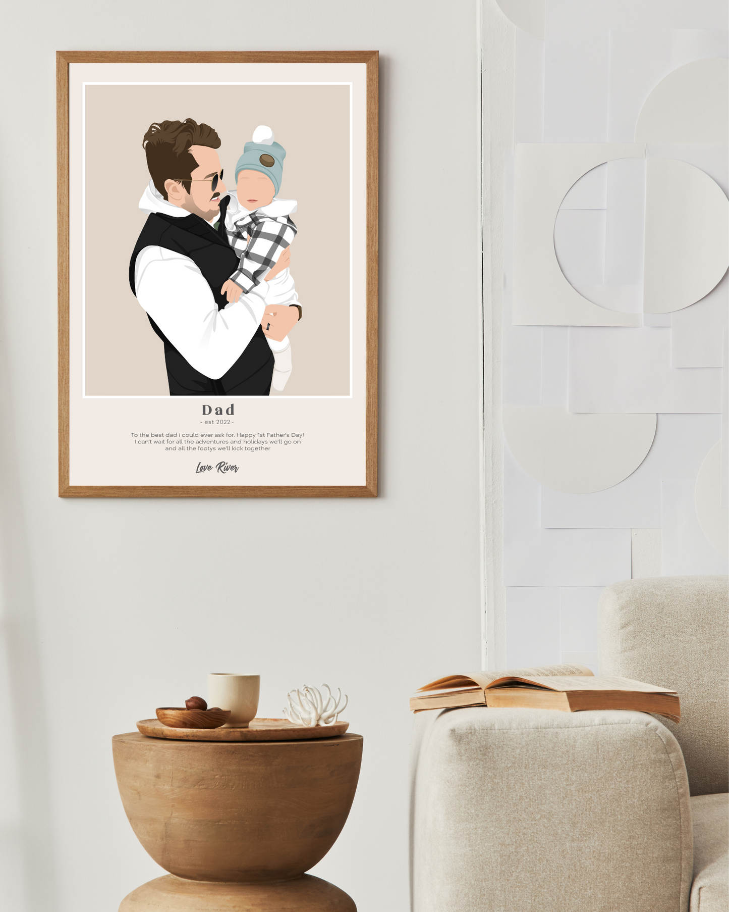 Personalised Dad Poster
